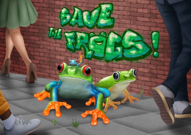 Evangelina Sarett Russia 2022-save-the-frogs-art-contest-5th-place