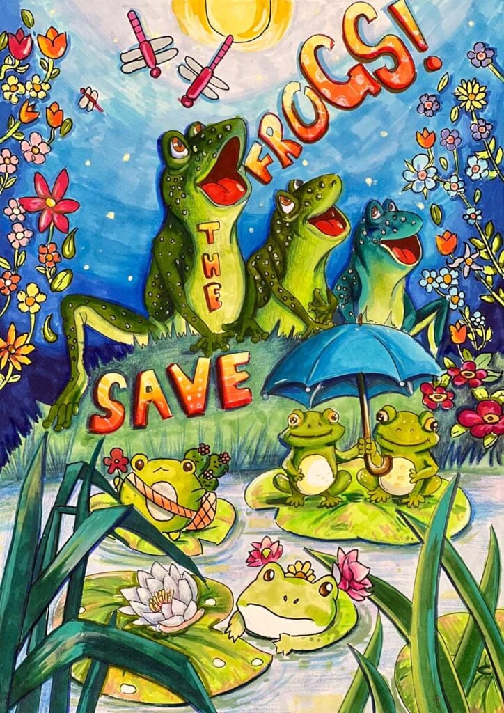 CHIA-Joelle-Singapore-2024-save-the-frogs-art-contest-finalist
