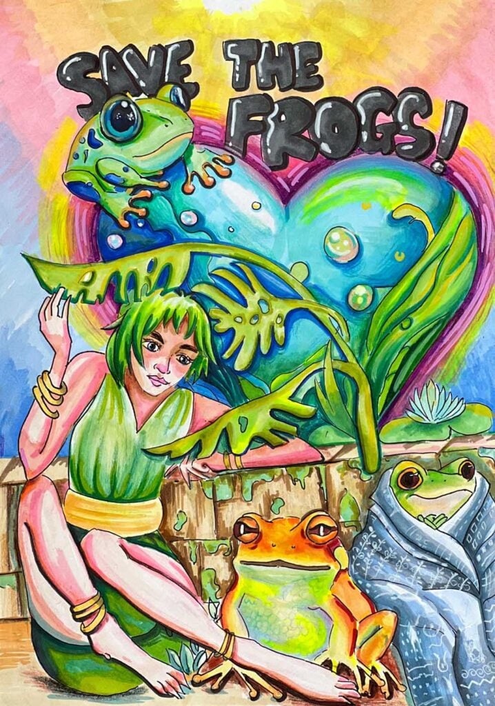 Gwyneth-Loo-Singapore-2024-save-the-frogs-art-contest-finalist