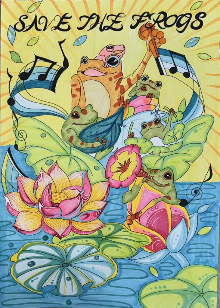 Ivanka-Liang-China-2024-save-the-frogs-art-contest-finalist