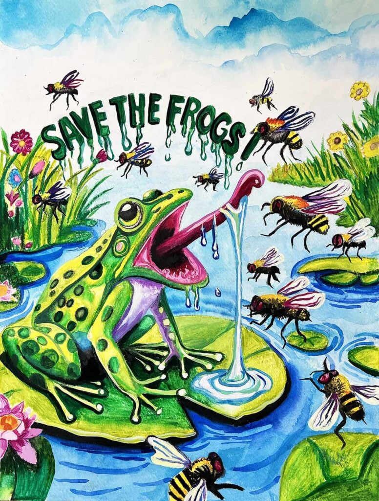 Siya-Sharma-USA-2024-save-the-frogs-art-contest-finalist