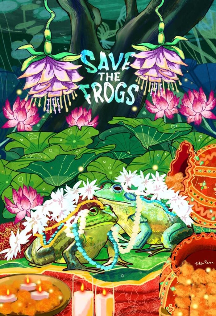 Takia-Raisa-Bangladesh-2024-save-the-frogs-art-contest-finalist