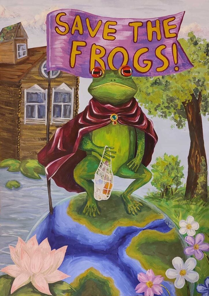 Валерия-Колесникова-Belarus-2024-save-the-frogs-art-contest-finalist