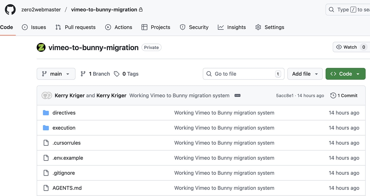 Github Project Backup